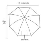 PARAGUAS RAIN VERDE (PM 02 - POLIÉSTER) - Imagen 2