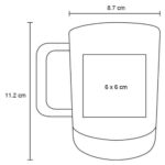 TAZA SUBER BLANCO (T 231 - ACERO INOXIDABLE-CORCHO) - Imagen 2