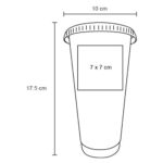 VASO TRITON NARANJA (T 217 - POLIPROPILENO) - Imagen 2