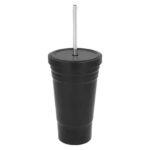 VASO LATTE NEGRO (T 73 - ACERO INOXIDABLE)