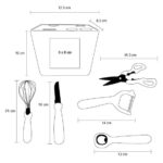 KIT KITCHEN BLANCO (HO 114 - PLÁSTICO - ACERO INOXIDABLE) - Imagen 2