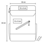 MOCHILA COVE AZUL (BL 184 - POLIÉSTER) - Imagen 2