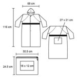 IMPERMEABLE STRATO NEGRO (PM 13 - POLIÉSTER) - Imagen 2