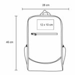 MOCHILA FOX GRIS (BL 123 - POLIÉSTER - CURPIEL) - Imagen 2