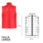 CHALECO CHARGER ROJO-LARGE (CH 003 - NYLON)
