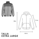 CHAMARRA HOODIE SMALL (CH 004 - POLIÉSTER) - Imagen 5