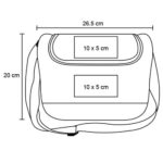 LONCHERA CATARA NEGRO (LON 034 - POLIÉSTER) - Imagen 2