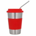 VASO FRAPPE ROJO (T 168 - ACERO INOXIDABLE - SILICÓN) - Imagen 4
