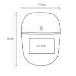 HUMIDIFCADOR VAPE BLANCO (HO 070 - PLÁSTICO) - Imagen 2