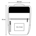 MOCHILA CAIRO GRIS (BL 154 - POLIÉSTER) - Imagen 2