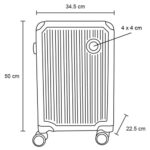 MALETA JOURNEY GRIS (BL 156 - PLÁSTICO) - Imagen 2