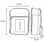 MOCHILA KENAN AZUL (BL 136 - POLIÉSTER) - Imagen 5