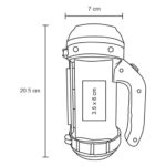 LINTERNA DOZER NEGRO (HR 038 - PLÁSTICO - METAL) - Imagen 6