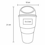 ACCESORIO TRASH NEGRO (HR 041 - PLÁSTICO) - Imagen 4