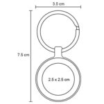 LLAVERO TOULON NEGRO (MK 035 - METAL) - Imagen 2