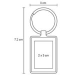 LLAVERO KUNCI PLATA (MK 037 - METAL) - Imagen 2
