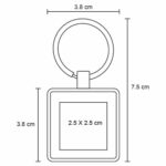 LLAVERO MELIA PLATA (MK 039 - METAL) - Imagen 2