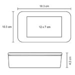 CONTENEDOR RAMEN NEGRO (HO 118 - POLIURETANO) - Imagen 2