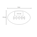 PELOTA AMERICANO CAFE (LP 08 - POLIURETANO) - Imagen 2