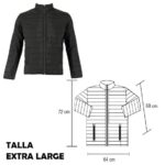 CHAMARRA ARONA NEGRO-XL (CH 002 - NYLON)