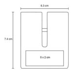 SOPORTE TAOS PLATA (SO 089 - ALUMINIO) - Imagen 2