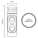 AUDÍFONOS MORAT GRIS (SO 092 - PLÁSTICO - ALUMINIO) - Imagen 4