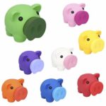 ALCANCÍA COCHINITO AZUL CLARO (O 070 - PLÁSTICO) - Imagen 3