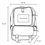 MOCHILA TORETTO GRIS (BL 096 - POLIÉSTER) - Imagen 2