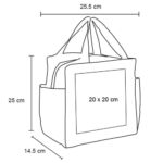 LONCHERA FARAH GRIS (LON 017 - POLIÉSTER) - Imagen 6