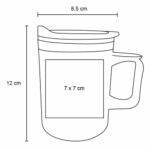 TAZA COFFEE BLANCO (T 145 - ACERO INOXIDABLE - PLÁSTICO) - Imagen 2