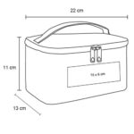 COSMETIQUERA WANDA NEGRO (CP 062 - POLIURETANO) - Imagen 2