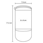 TERMO ROCKET ROJO (T 204 - PLÁSTICO-METAL) - Imagen 2