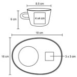TAZA CHIP BLANCO (HO 104 - CERÁMICA - METAL) - Imagen 2