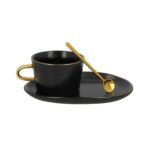 TAZA CHIP NEGRO (HO 104 - CERÁMICA - METAL)