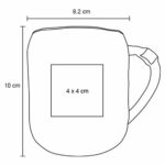 TAZA CANELA NEGRO (HO 106 - CERÁMICA-METAL) - Imagen 2