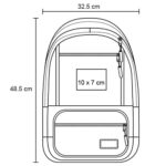 MOCHILA ATENAS NEGRO (BL 145 - POLIÉSTER) - Imagen 2