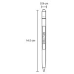 BOLÍGRAFO FRANK BLANCO (EP-21036 - METAL) - Imagen 2