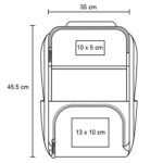 MOCHILA SEEKER NEGRO (BL 164 - POLIÉSTER) - Imagen 2