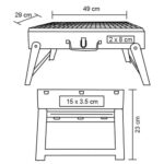 ASADOR STEAK NEGRO (HO 072 - ACERO INOXIDABLE) - Imagen 4