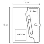 CARPETA LUPIN GRIS (O 091 - POLIURETANO-POLIÉSTER) - Imagen 2