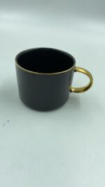 TAZA CAPUCCINO NEGRO (HO 054 - CERÁMICA - METAL) - Imagen 4
