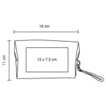 COSMETIQUERA SERENA PLATA (CP 066 - PVC) - Imagen 2