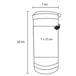 TERMO CRAYOLA NEGRO (T 189 - ACERO INOXIDABLE - PLÁSTICO) - Imagen 2