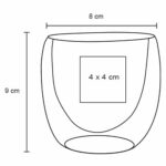 VASO BRANDY TRANSPARENTE (HO 079 - VIDRIO) - Imagen 2