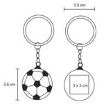 LLAVERO ARAUJO PLATA (MK 033 - METAL) - Imagen 4