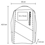 MOCHILA CROXS GRIS (BL 109 - POLIÉSTER) - Imagen 2