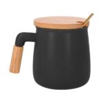 TAZA BRULE NEGRO (HO 088 - BAMBÚ - CERÁMICA)