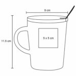 TAZA LUNGO NEGRO (HO 086 - BAMBÚ - CERÁMICA) - Imagen 4