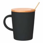 TAZA LUNGO NEGRO (HO 086 - BAMBÚ - CERÁMICA) - Imagen 6