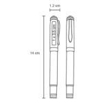 BOLÍGRAFO CISNEROS NEGRO (FM 930 HUICHOL - FIBRA DE CARBONO-METAL) - Imagen 4